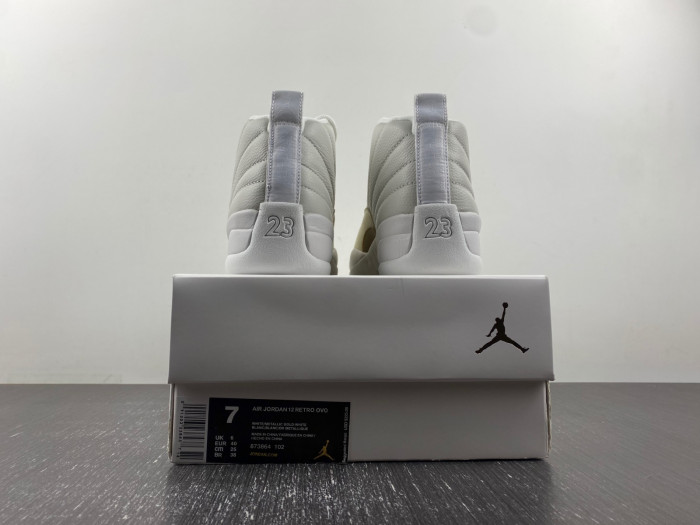 airjordan 12 retro ovo white 873864-102