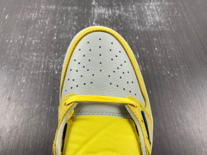 travis scott x air jordan 1 low og “canary” dz4137-700