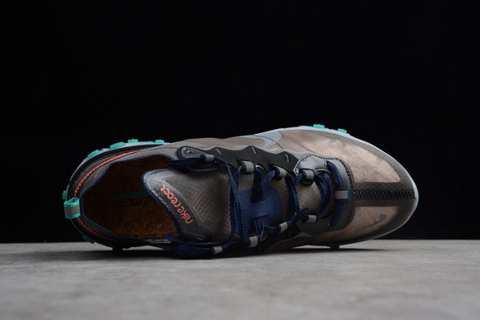 nike react element 87 black neptune green aq1090-005