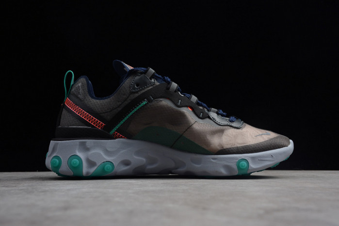 nike react element 87 black neptune green aq1090-005