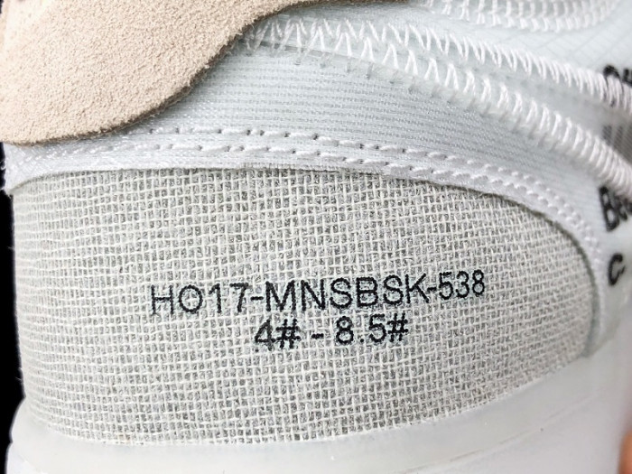 ow nike air force 1 low white ao4606 -100