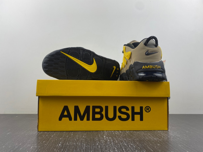 nike air more uptempo low ambush vivid sulfur limestone fb1299-200