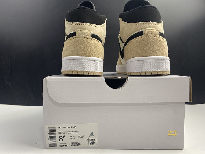 air jordan 1 mid barely orange light violet bq6472 -800