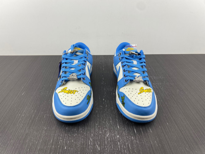 nike dunk low chrome hearts unc dd1503-1001
