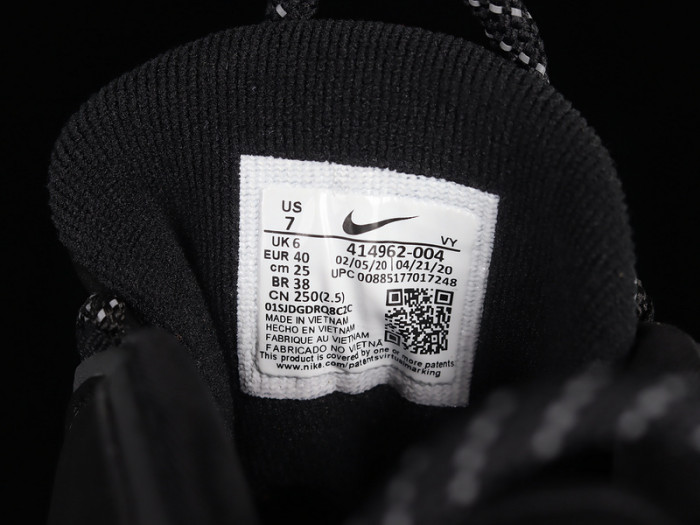 nike air more uptempo black reflective 414962-004