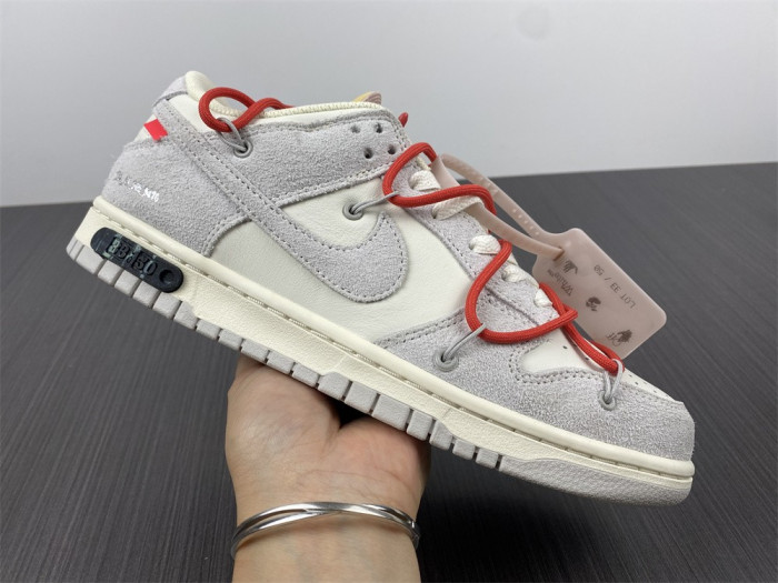nike dunk low ow lot 33 dj0950-118
