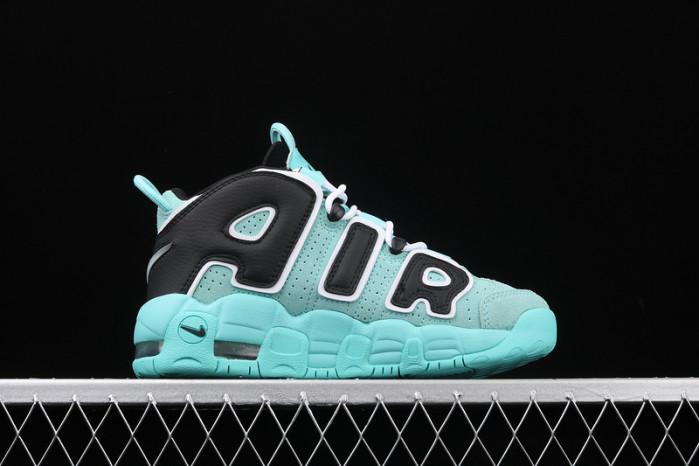 air more uptempo light aqua/black-white 415082-403