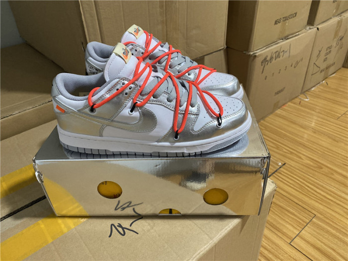 ow x nike dunk low ct0856- 800