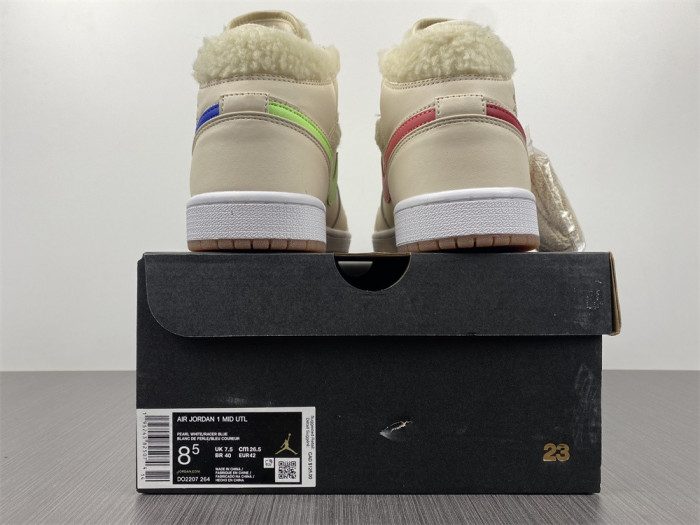 air jordan 1 mid fleece pearl white do2207-264