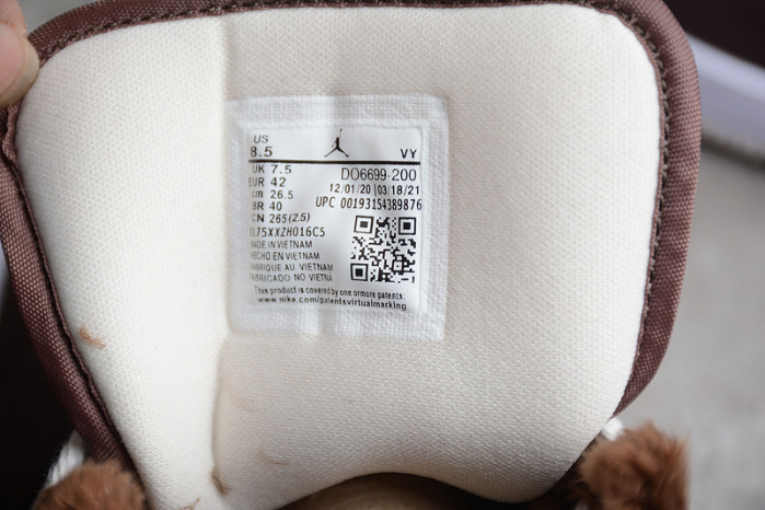 air jordan 1 mid brown basalt oatmeal do6699-200