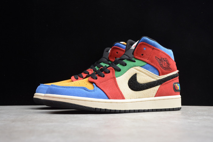 jordan 1 mid se fearless blue the great cu2805-100