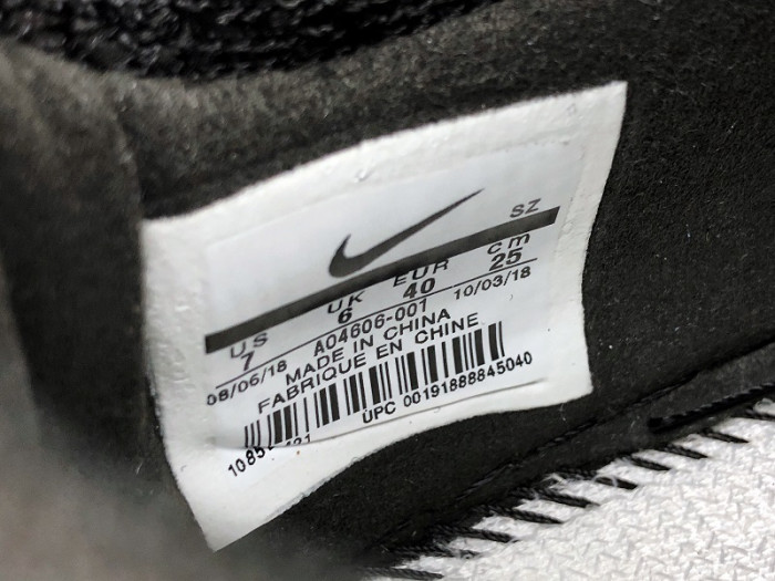 ow nike air force 1 low black ao4606-001